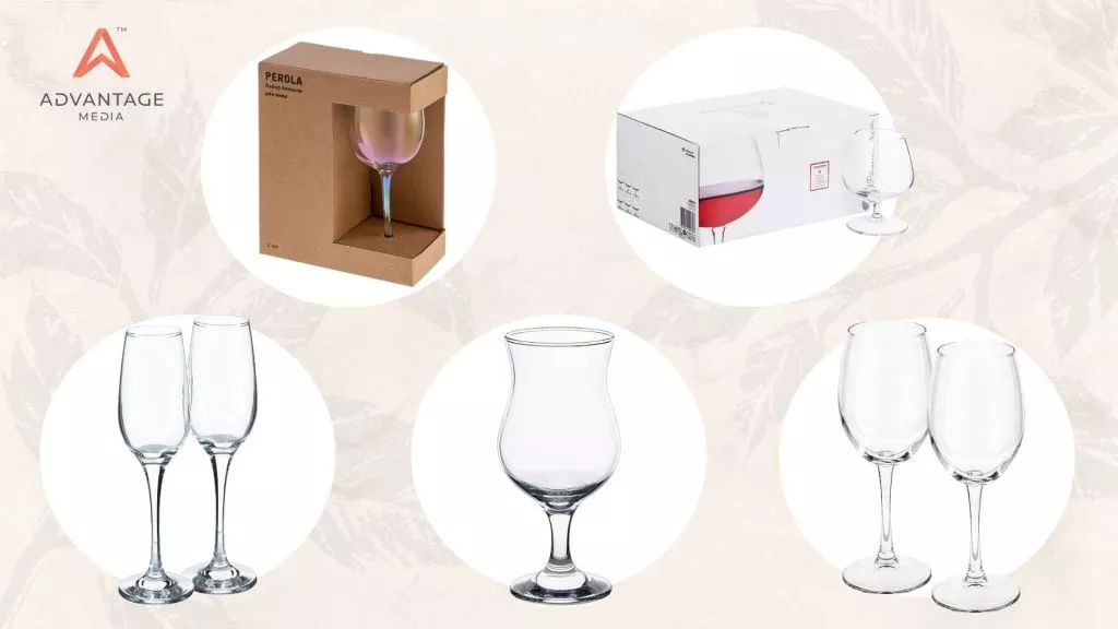 Бокалы для вина, коньяка, шампанского Корпоративные подарки: бокалы