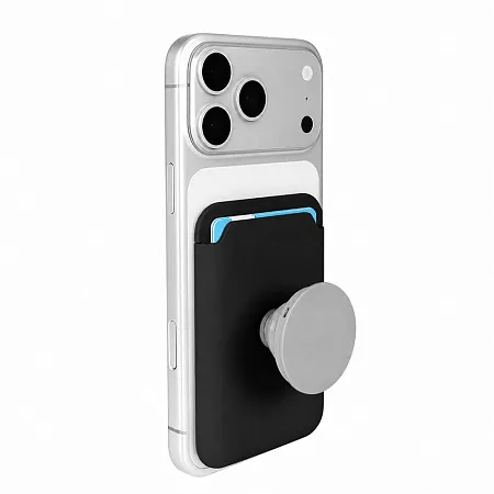 Кастомизированный держатель карт на телефоне CardSocket, чёрный