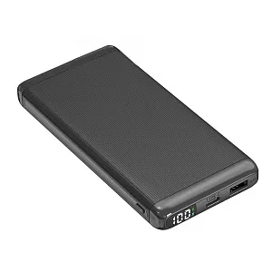 Внешний аккумулятор Orvex c быстрой зарядкой (до 22,5W), 10000 mAh, черный