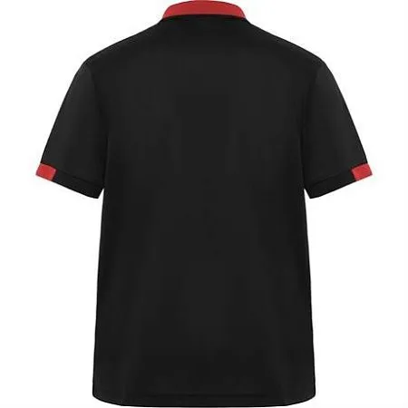 Футдолка поло SAMURAI мужская, черный/красный