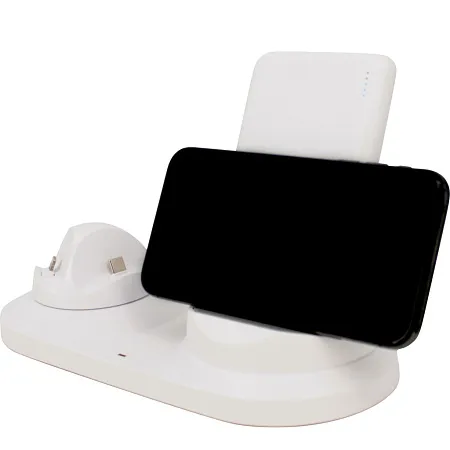 Беспроводная зарядная станция Otto с внешним аккумулятором, 10000 мАч