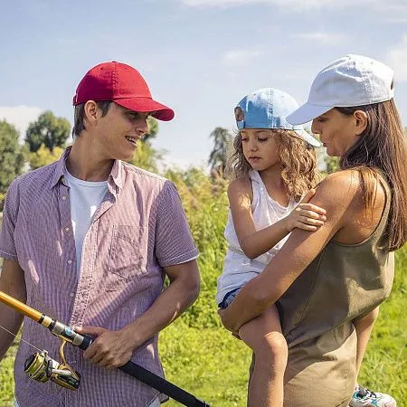 Бейсболка FRASER, 6 клиньев