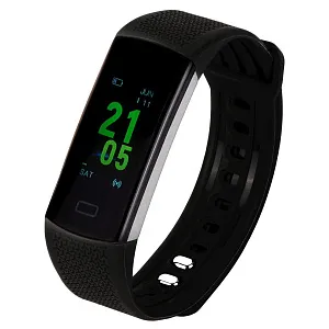 Смарт браслет Life Style, цв.дисплей, измер.темп.тела, синий