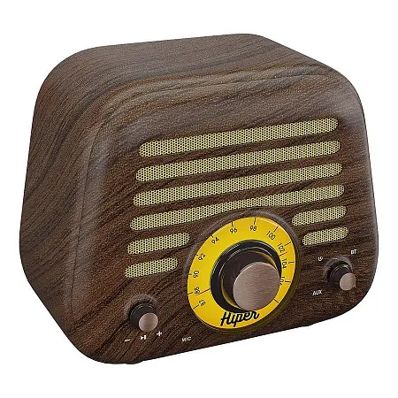 Колонка беспроводная RETRO L, цвет коричневый 