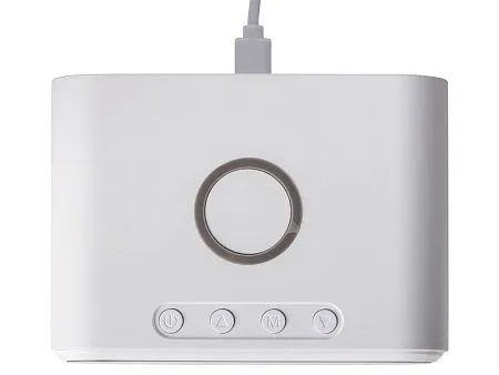 Настольные часы с функцией беспроводной зарядки Wake, 10 Вт