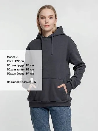 Худи Kirenga 2.0 Heavy, темно-серое (графит)
