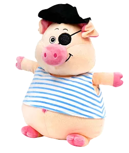 №4 МЯГКАЯ ИГРУШКА ПИРАТ СЕВЕРНЫХ МОРЕЙ 700 грамм новогодний подарок классический