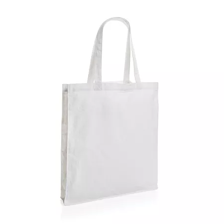 Сумка-шоппер Impact с плоским дном из переработанного хлопка AWARE™, 145 г