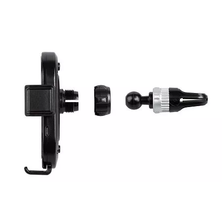 Автомобильное беспроводное (15W) зарядное устройство "Guide" с прозрачным корпусом