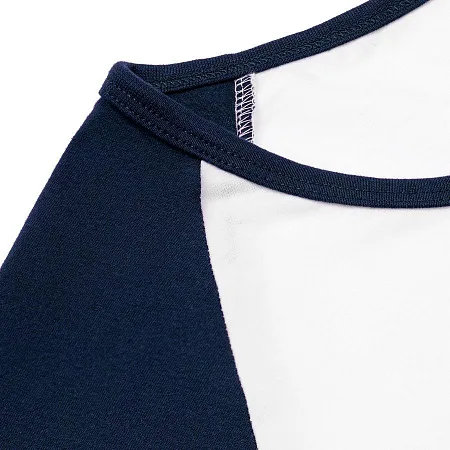 Футболка женская с длинным рукавом Milky LSL, белая с черным