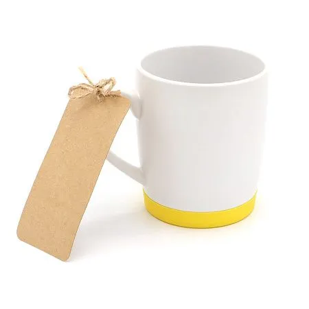 Бирка картонная на верёвке, крафт