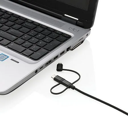 Универсальный кабель 3 в 1 с лицензией MFi