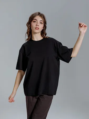 Футболка оверсайз Kangas, черная