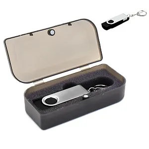 Флешка Twist 32 Гб в футляре, красная