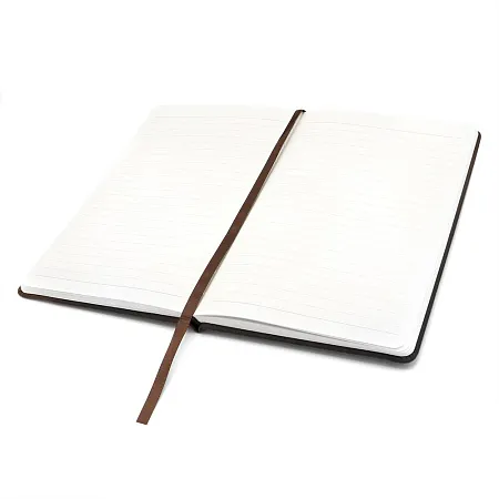 Блокнот A5 "Champion" с широкой застёжкой, оранжевый