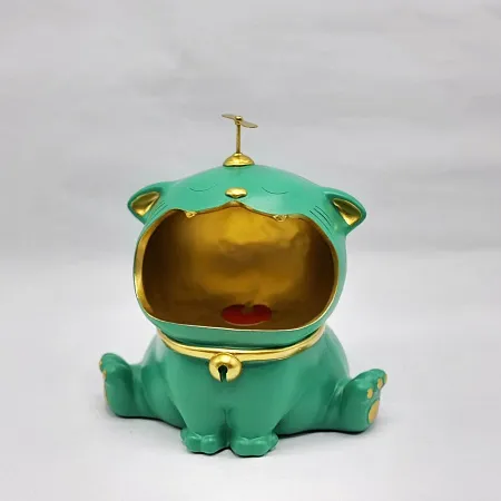 Статуэтка хранитель Кот большой, белый