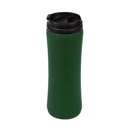 Набор подарочный OFFICEKIT: термос, ежедневник, ручка,  стружка, коробка, зелёный