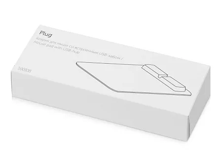 Коврик для мыши со встроенным USB-хабом Plug