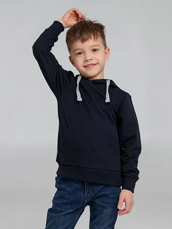 Толстовка с капюшоном детская Kirenga Kids, серый меланж