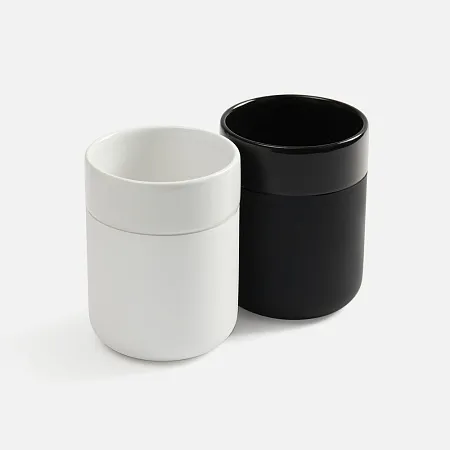 Кружка Nabo с силиконовым держателем, черная