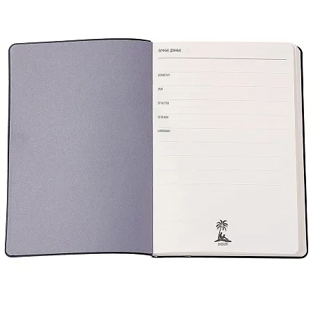 Ежедневник A5 недатированный Stefano в мягком переплёте, светло-синий