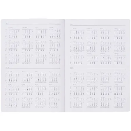 Ежедневник Nebraska Flex, недатированный, черный с золотистым