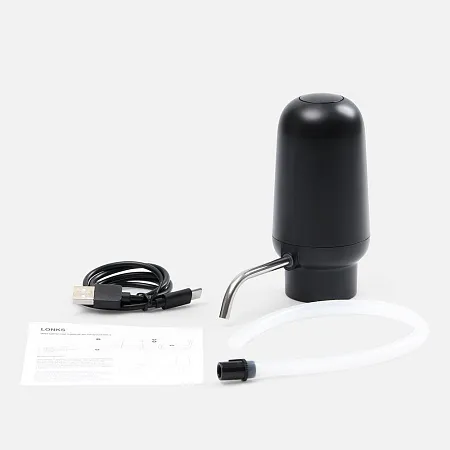Электрический аэратор-дозатор для вина Lonks, черный