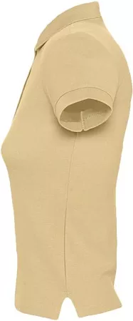 Рубашка поло женская PEOPLE 210, бежевая