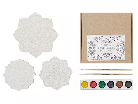 Набор для творчества мандалы из гипса Soul Art