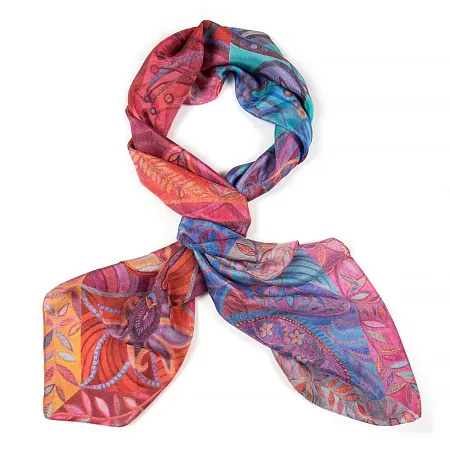 Платок Gourji "Восточный орнамент" 120х120 шелк