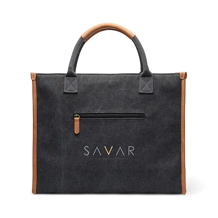 Сумка-тоут VINGA Bosler из переработанного канваса RCS, 13’’