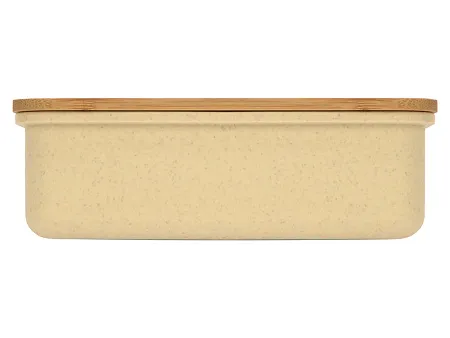 Ланч-бокс Lunch из пшеничного волокна с бамбуковой крышкой