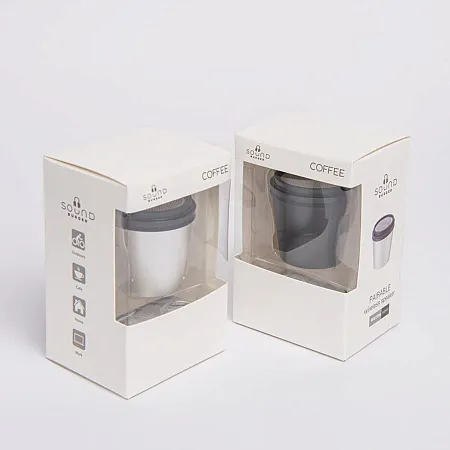 Портативная mini Bluetooth-колонка Sound Burger "Coffee" серебристый