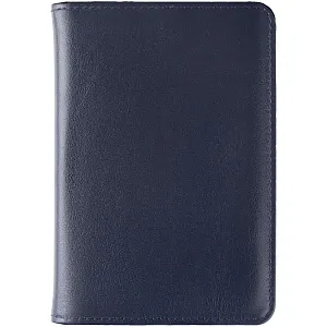 Обложка для паспорта Signature, бордовая с бежевым