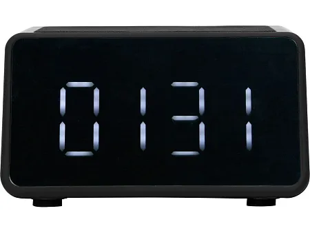 Беспроводная колонка с часами и функцией беспроводной зарядки Sentry