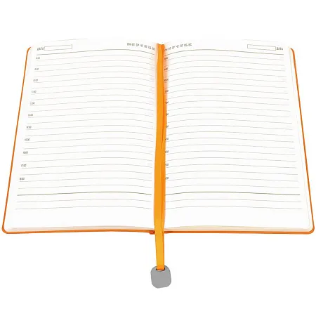 Ежедневник A5 недатированный Farfalla в мягком переплёте, красный 