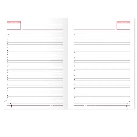 Недатированный ежедневник VELVET 145x205 мм  без календаря, зеленый