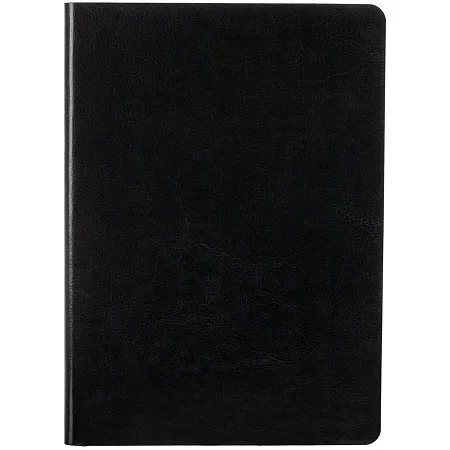 Ежедневник Doppio, недатированный, черный с серым