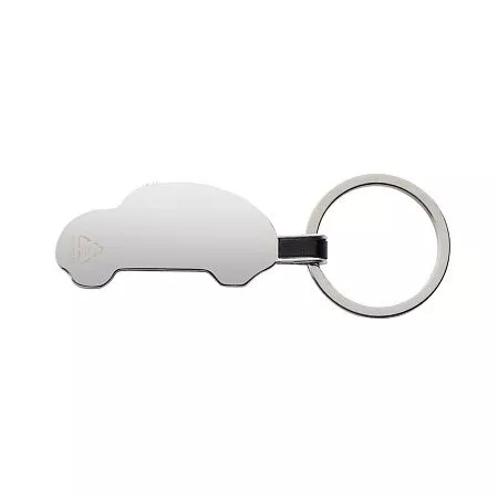 Брелок с подвеской-машиной из переработанного цинка RCS