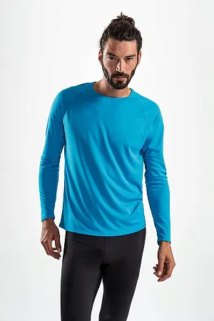 Футболка с длинным рукавом SPORTY LSL MEN, черная