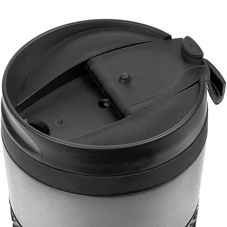 Термостакан Hard Work, вакуумный, серебристый