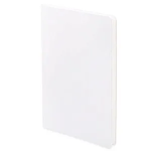 Бизнес-блокнот FUNKY SNOW, 130*210 мм, белый с голубым форзацем, мягкая обложка, блок в точку