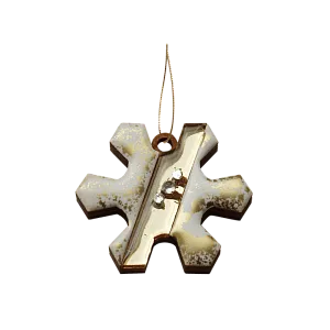 Ёлочная игрушка Снежинка