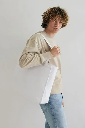 Сумка-шоппер Impact из переработанного хлопка AWARE™, 145 г