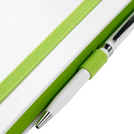 Ежедневник Portobello Trend, Arctic, недатированный, белый/зеленый