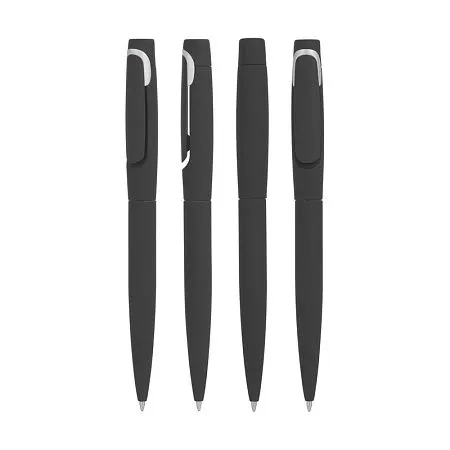 Ручка шариковая «Saturn», черный, покрытие soft touch