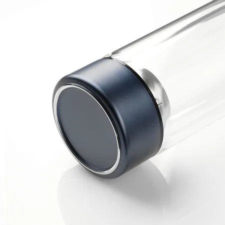 Бутылка стеклянная с двойными стенками, Aravia, 380 ml, синяя