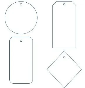 Этикетка картонная на заказ Carta, S