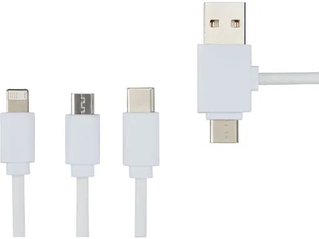 Зарядный кабель 5-в-1 Pure с противобактериальной присадкой