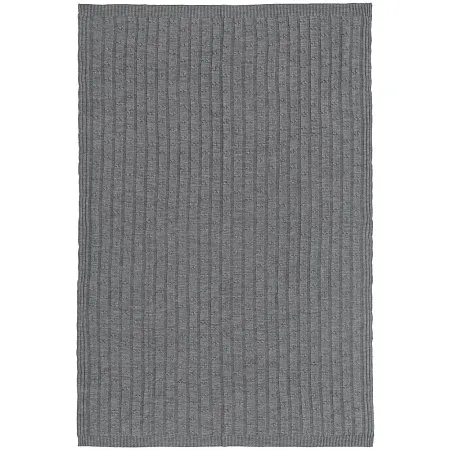 Плед Trenza, темно-серый